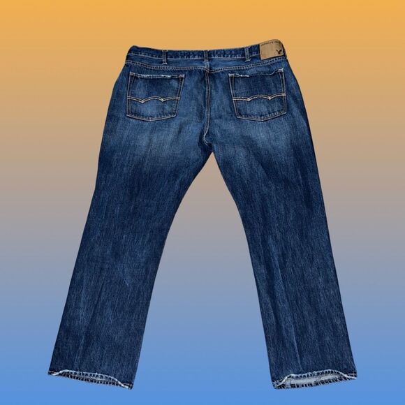 Men’s American Eagle Straight Leg Jeans Size 42x30 - Picture 4 of 7